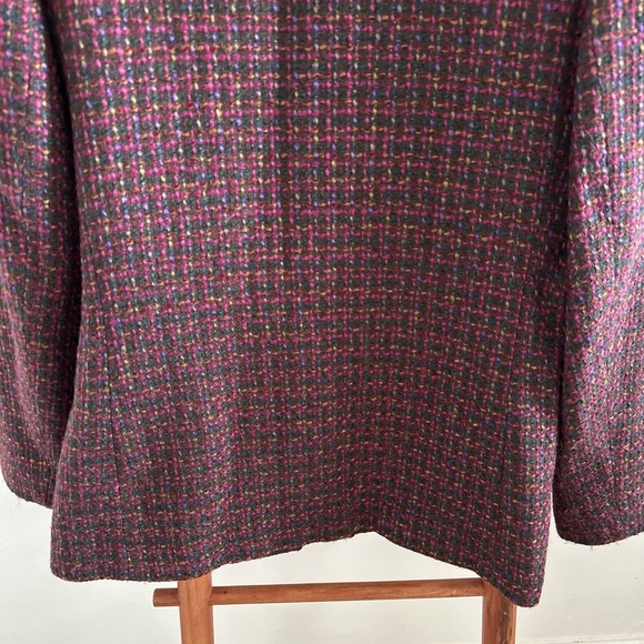 Vintage oversized embroidered blazer - Picture 7 of 9